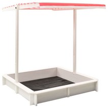 33 Vidaxl 조정 가능한 지붕 샌드박스 전나무 Uv50