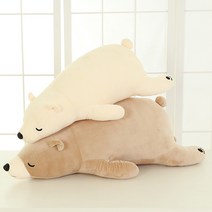 허니버블 순잠 애착인형 곰돌이 북극곰 베어 바디필로우 설맞이 새해선물 2023신상, 화이트