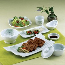 쟈스민오송 46종 모음 멜라민 접시 식기 업소용 식당 중국집 분식, 34.직사각호, 3호