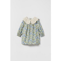 자라 키즈 ZARA KIDS 자수 피터팬 칼라 원피스 234565