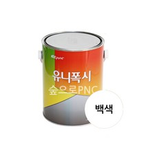 KCC정품 유니폭시코팅 4L 에폭시 주차장 바닥재 에폭시바닥재 중 상도, 백색, 1개
