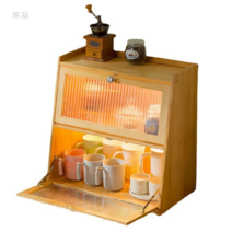 컵 식기 디스플레이 캐비닛 2단 다기능 보드, B