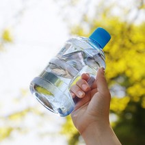 국산 650 ml 1리터 미니 손잡이 생수 정수 운동 용 물통 정수기 물병 단백질 쉐이크 통, 1000ml