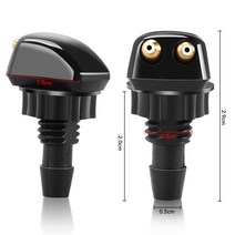 2x 자동차 앞 유리 와이퍼 노즐 쉐보레 라세티 캡티바 아베오 t250 t300 에피카 라노스 코발트