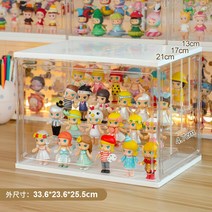 플라스틱 미니 피규어 케이스 보관함 아크릴 정리함 투명 장난감 수납, 6번 4단 33.6x23.6x25.5