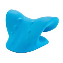 쿠션 인테리어 장식 Neck Massage Pillow Shoulder Cervical Chiropractic Traction Device for Pain Relief Body, green