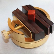 황동 원목 도장 고정틀 360도 수제 인장 고급 도구