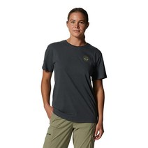 Mountain Hardwear 여성용 레귤러 Kea Earth 반소매 티 하드웨어 그레이 XS