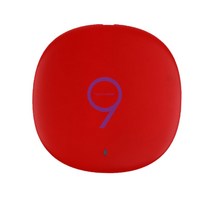 GHSHOP Qi 무선 고속 충전기 1A 패드 표시등 아이폰 삼성 휴대 전화 레드, 11X11X0.3cm, 설명