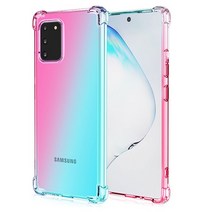 삼성 갤럭시 S10 LITE 투명 레인보우 범퍼 케이스 SM-G770F 휴대폰
