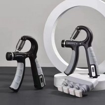 손 힘 팔 그립 운동 그리퍼 악력기 2개 피트니스 핸드 근육 강화, 블랙 2개