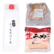 오지상구루메 돈꼬츠라멘세트 콧테리소스(1L)+생라멘(150g 6인분)+슬라이스차슈