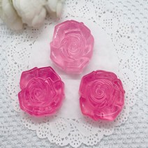 에코비누비 수제 투명로즈비누 만들기 재료 키트 (10개분량) /학교단체만들기 체험세트/(사은행사-거품망/비누상자증정)