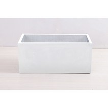 북유럽 직사각형 화분 대형 원예용품 옥상텃밭, 하얀색