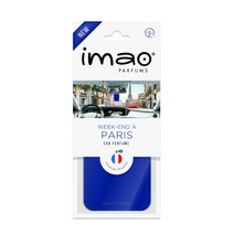프랑스 명품 차량용 방향제 이마오 imao parfums 카드형 PARIS (블루)