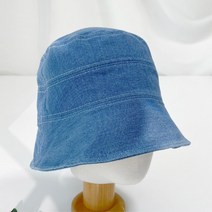 데님면 삼선스티치 남녀커플 벙거지 모자코디 베이직코디 심플모던룩 패피패션 나들이