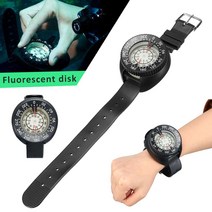 스쿠버시계다이빙 미니 손목 시계 수영 스쿠버 컴퍼스 방수 형광 전문 수중 스포츠 액세서리, 한개옵션0