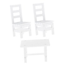 GHSHOP 12``Enterbay BBI 액션 피규어 인형 용 의자 모델이있는 1/6 스케일 데스크, 설명한대로, 하얀, 활기 없는