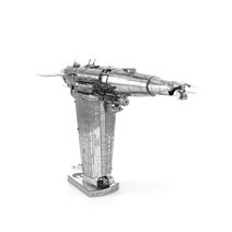 조립 만들기 3d 퍼즐 입체 키트 아이큐 금속 에펠탑 지구본 따서 메탈 장난감 큐브 3D DIY 모델 밀레니엄 팔콘 스타 디스트로이어 R2D2 ATM6 C3PO 우주선 직소 성인, 없음, Resistance Bomber