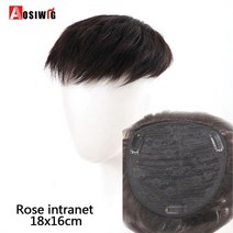 남자가발통가발 중년남자가발 남자전체가발 AOSIWIG 탑 헤어 피스 컬리 교체 클리핑 합성 천연 가발 여성용, 한개옵션1, 29 BF141-9-2