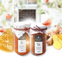 추석 명절 효도선물 꿀건강차 선물세트3호(생강차250g+꿀도라지대추차250g)