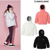 아키클래식 부클 플러스 덕다운 점퍼 플리스 후드집업 커플패딩 남녀공용