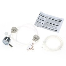 자작 화학 이탄 이산화탄소 발생기 고압 DIY 수족관 CO2 반응기 조절기 시스템 키트 확인 밸브 물고기 어항 식물 조절 생성기 압력 게이지 액세서리