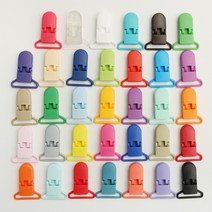 플라스틱 클립 25mm 낱개 악세사리 부자재 쪽쪽이클립 마스크고리 멜빵 집게 스트랩, B02 파랑, 1개