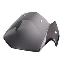 오토바이카울 페어링 오토바이카울 페어링 Yamaha ybr 125 2014-2017 용 오토바이 헤드 라이트 페어링 투명한 갈색 앞 유리, 검은색