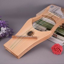 미니가야금 전문 음악 악기 diy harp lyre 10 strings wh02 0, 없음