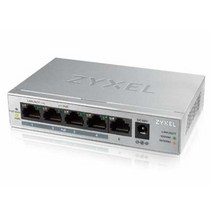 Zyxel 8-포트 데스크탑 기가비트 이더넷 스위치 - 금속 하우징 [GS108B], 5-Port PoE+ I Metal
