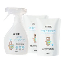 마이비 자연에품은 아기 얼룩제거제 용기330ml 1개+리필 300ml 2팩