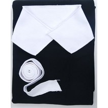 퀼트가게카라(티셔츠PK카라)-요꼬시보리-화이트, 성인카라