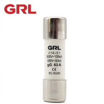 GRL 10pcs RO16 AC 500V 빠른 불어 세라믹 퓨즈 링크 RT1863 14X51 gG 컷 아웃 2A 4A 6A 8A 10A 16A 20A 25A 32A 63A, 50A