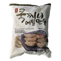 아하식품 쿡찌니 메밀만두 1.2Kg 대용량, 2개