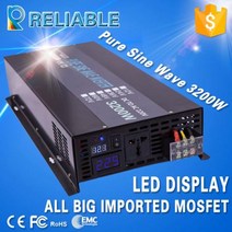3200W 자동차 전원 인버터 12V 220V 태양 광 인버터 DCAC 변환기 변압기 24V36V48V110120V230V240V, 12V+120 볼트+영국