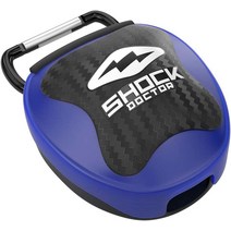 복싱마우스피스 헬스마우스피스 주짓수마우스피스 Shock Doctor 마우스 가드 케이스 깨끗하고 안전하게 보, 한개옵션0
