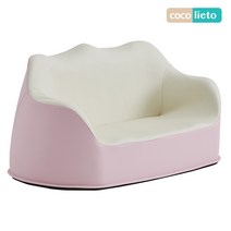 리에또 마카롱 아기소파 2인용 아기의자 유아의자 돌 생일선물, 핑크