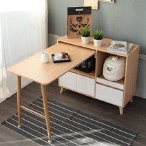 [착불]로라 아일랜드 식탁 겸용 렌지대/코너형, 화이트