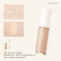 컨실러 나스컨실러 컨실러추천 New Arrival!Facial Concealer Thin and Light Texture Moisturizing Hydrat, 한개옵션1, 01 0.5 fair color