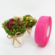 포장 리본 끈 제이제이리본 무지오간디D 15mm 25mm 40mm 28컬러 ( 길이 45M ) 공단리본, OD16
