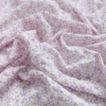 (천마마-면레이온) 대폭 바이오워싱 바람개비꽃 5종-원피스 블라우스 침구 커텐, 연보라