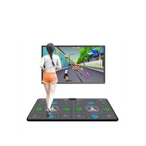 펌프 게임 발 패드 게임기 2인용 다이어트 운동 무선, 상세 페이지 참고, 펌프게임매트 (핑크)