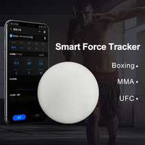 리액션 라이트 축구 킥복싱 체력 반응 트레이닝 queling smart force tracker 펀칭 백 파워 미터 속도 테스트 boxing kick sensor strike, 1-샌드백 센서