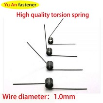 V-스프링 1.0 와이어 직경 토션 소형 토션 스프링 헤어핀 스프링 180/120/90/60 도 토션 토션 스프링 10 개, 1.0mm, 5.0mm, 9 laps 180 degrees