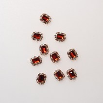 네일파츠 네일스톤혼합 로즈 골드 라인석 도매 네일 아트 장식 3D 참 크리스탈 DIY 쥬얼리 보석 용품, 16 10PCs-Style11-Red