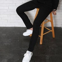 남성용 데일리 슬림스판 청바지 W135