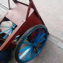 튼튼한 농사용손수레 우레탄바퀴 손수레바퀴 안전한 건설 현장 인간 푸시 버킷 트럭 덤프 노동 차량 농업 이륜 이중 바퀴 정원 화물 트레일러, [01] 강철 베어링