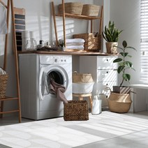 [더젠] 쓱싹 다용도실매트 DIY 간편 고급패턴코일매트(폭120cm), 단품