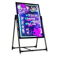LED칠판 간판 발광 손글씨 전광판 노점 칠색 광고판